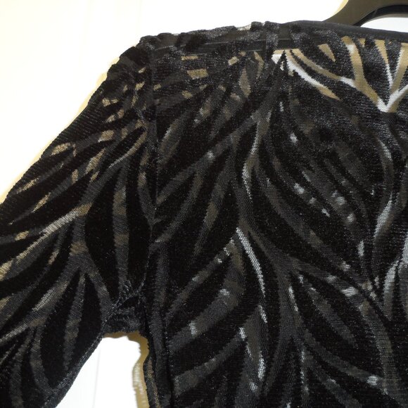 Guess by Marciano Black Lace  Blouse long sleeves size -S - Picture 1 of 7